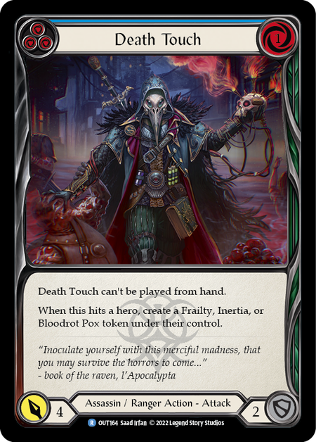 Death Touch (Blue) | Rare [Rainbow Foil]