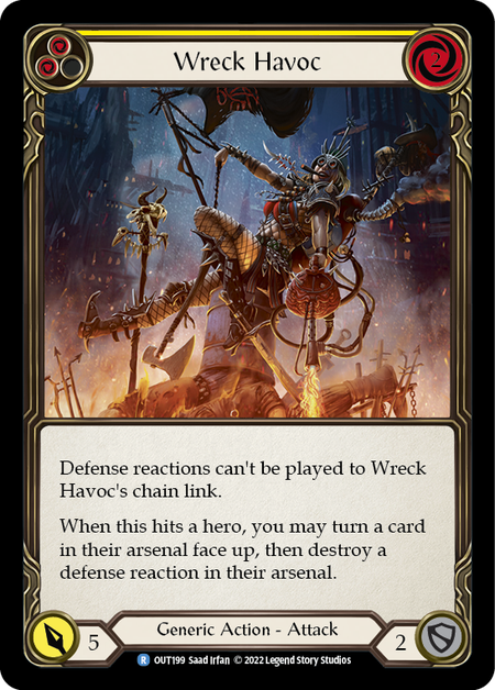 Wreck Havoc (Yellow) | Rare [Rainbow Foil]
