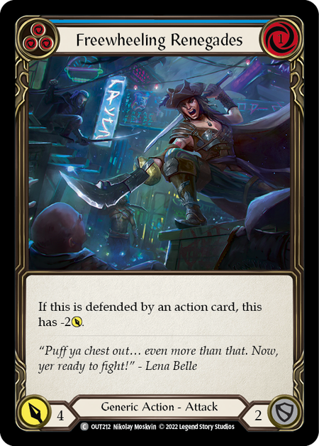 Freewheeling Renegades (Blue) | Common [Rainbow Foil]