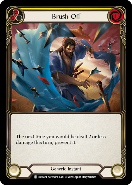 Brush Off (Yellow) | Common [Rainbow Foil]