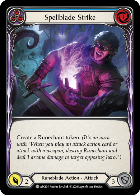 Spellblade Strike (Blue) | Common - Unlimited