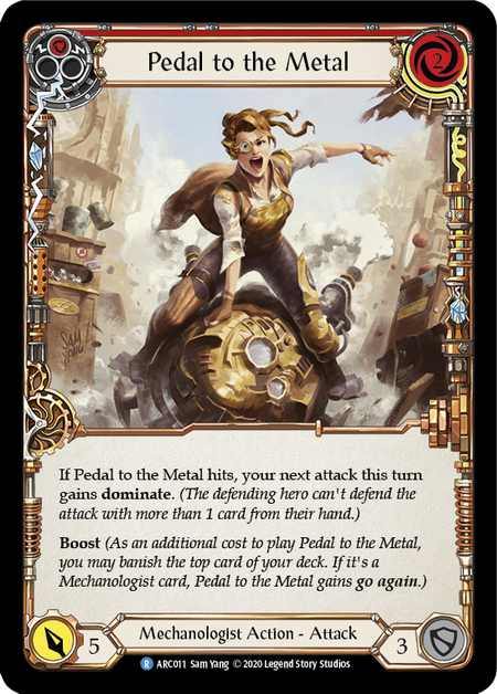 Pedal to the Metal (Red) | Rare [Rainbow Foil] - Unlimited