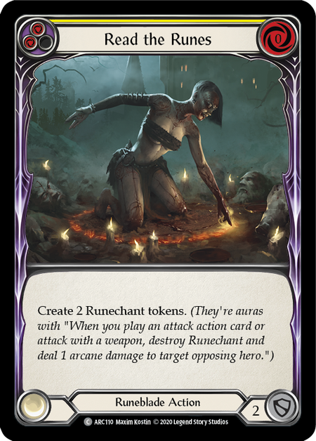 Read the Runes (Yellow) | Common [Rainbow Foil] - Unlimited