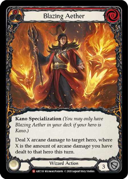 Blazing Aether | Majestic [Rainbow Foil] - Unlimited
