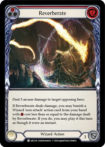 Reverberate (Red) | Common [Rainbow Foil] - Unlimited