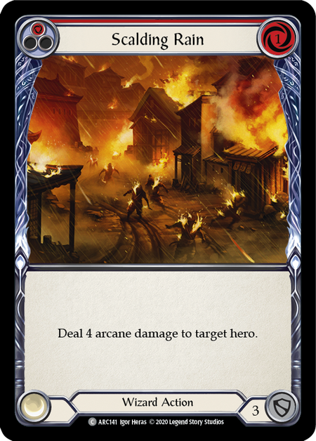 Scalding Rain (Red) | Common [Rainbow Foil] - Unlimited