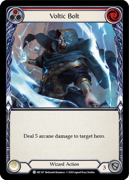Voltic Bolt (Red) | Common [Rainbow Foil] - Unlimited
