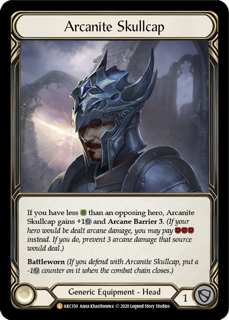 Arcanite Skullcap | Legendary [Rainbow Foil] - Unlimited