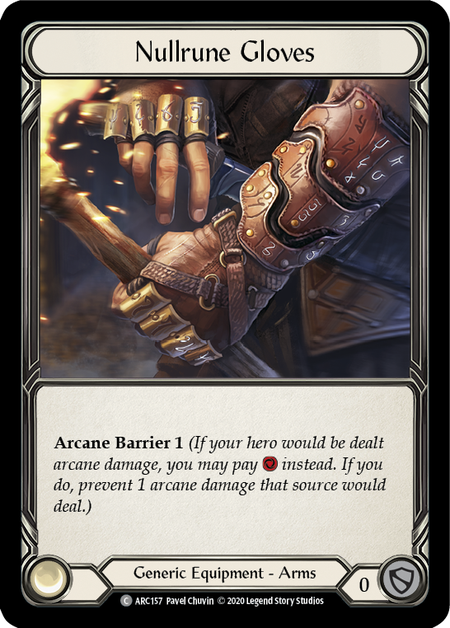 Nullrune Gloves | Common [Rainbow Foil] - Unlimited