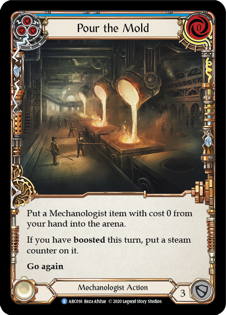 Pour the Mold (Blue) | Rare [Rainbow Foil] - Unlimited