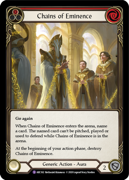 Chains of Eminence | Super Rare [Rainbow Foil] - Unlimited