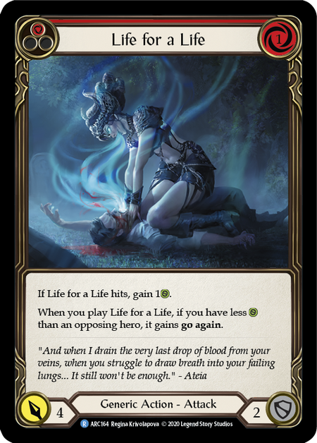 Life for a Life (Red) | Rare [Rainbow Foil] - Unlimited