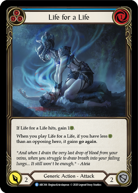 Life for a Life (Blue) | Rare - Unlimited