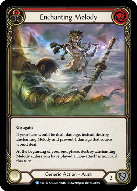 Enchanting Melody (Red) | Rare [Rainbow Foil] - Unlimited