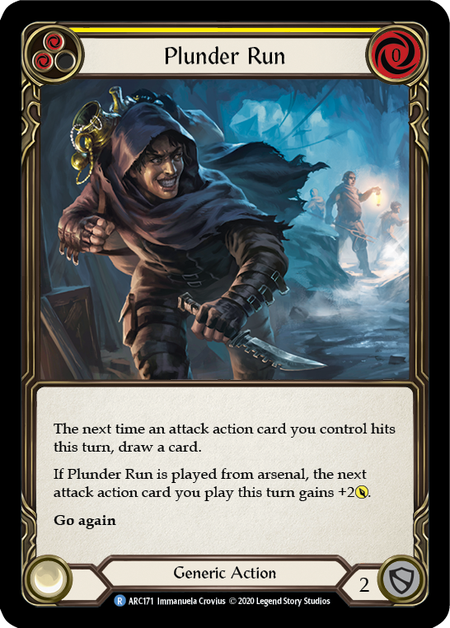 Plunder Run (Yellow) | Rare [Rainbow Foil] - Unlimited