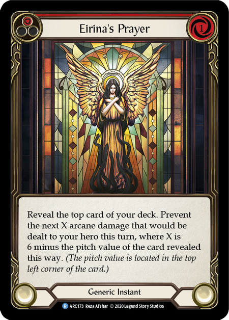 Eirina's Prayer (Red) | Rare [Rainbow Foil] - Unlimited