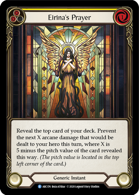 Eirina's Prayer (Yellow) | Rare [Rainbow Foil] - Unlimited