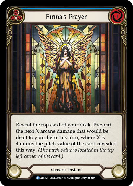 Eirina's Prayer (Blue) | Rare [Rainbow Foil] - Unlimited