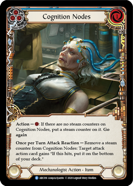 Cognition Nodes (Blue) | Rare [Rainbow Foil] - Unlimited
