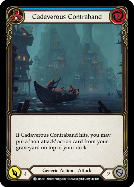 Cadaverous Contraband (Blue) | Common [Rainbow Foil] - Unlimited