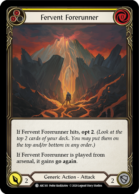 Fervent Forerunner (Yellow) | Common - Unlimited