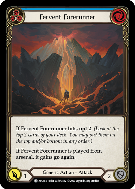 Fervent Forerunner (Blue) | Common - Unlimited