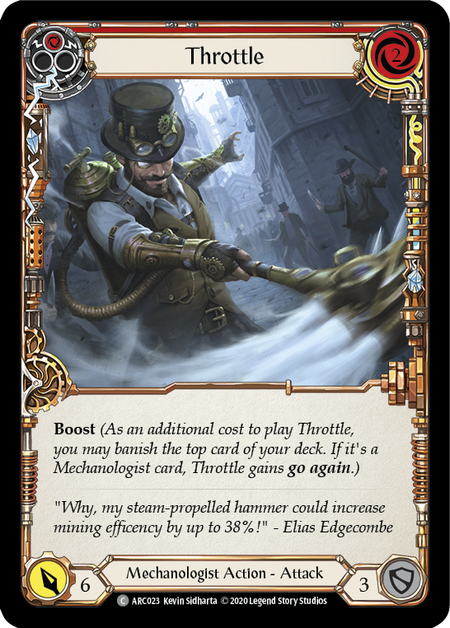 Throttle (Red) | Common [Rainbow Foil] - Unlimited