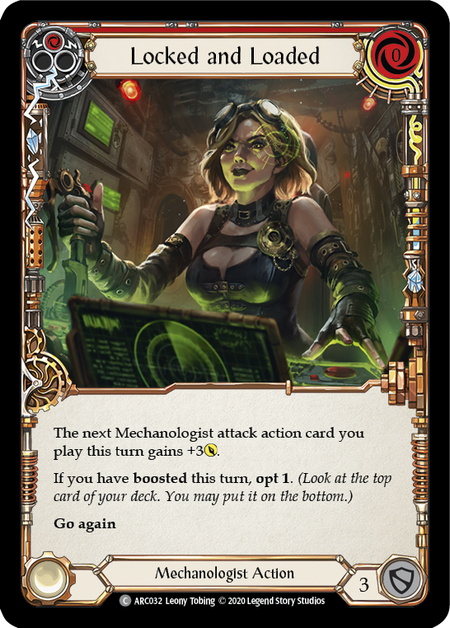 Locked and Loaded (Red) | Common [Rainbow Foil] - Unlimited