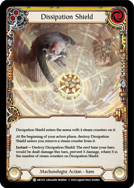 Dissipation Shield (Yellow) | Common [Rainbow Foil] - Unlimited