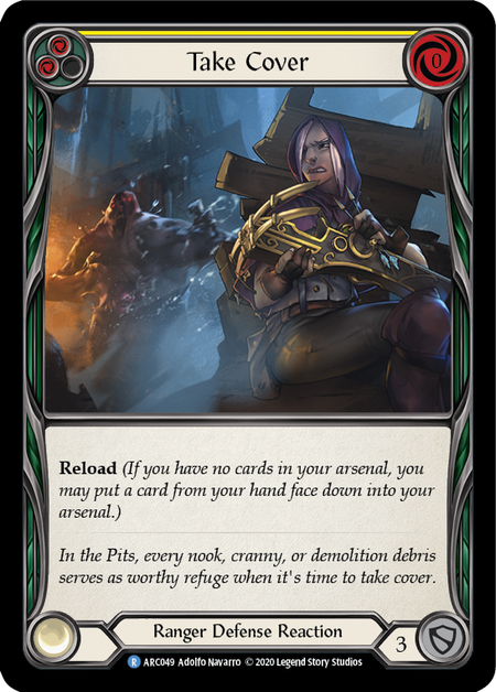 Take Cover (Yellow) | Rare [Rainbow Foil] - Unlimited