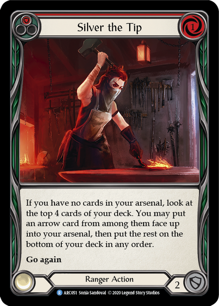 Silver the Tip (Red) | Rare [Rainbow Foil] - Unlimited