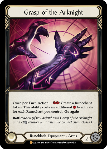 Grasp of the Arknight | Legendary [Rainbow Foil] - Unlimited