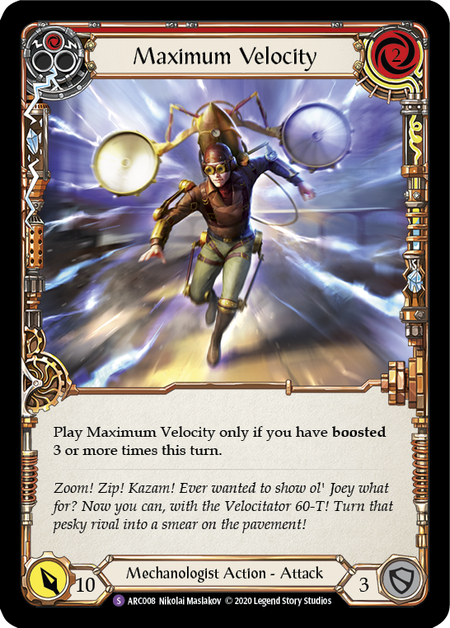 Maximum Velocity | Super Rare [Rainbow Foil] - Unlimited