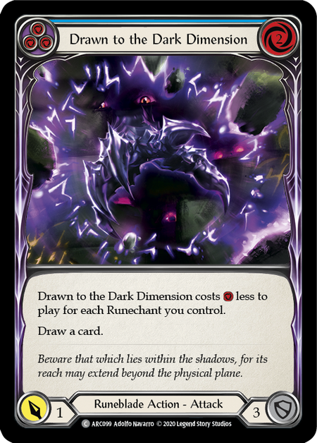 Drawn to the Dark Dimension (Blue) | Common - Unlimited