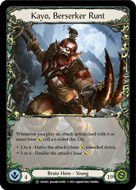 Kayo, Berserker Runt | Rare [Rainbow Foil] - Unlimited
