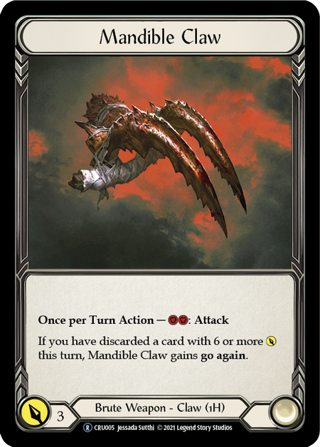 Mandible Claw Right | Rare [Rainbow Foil] - Unlimited