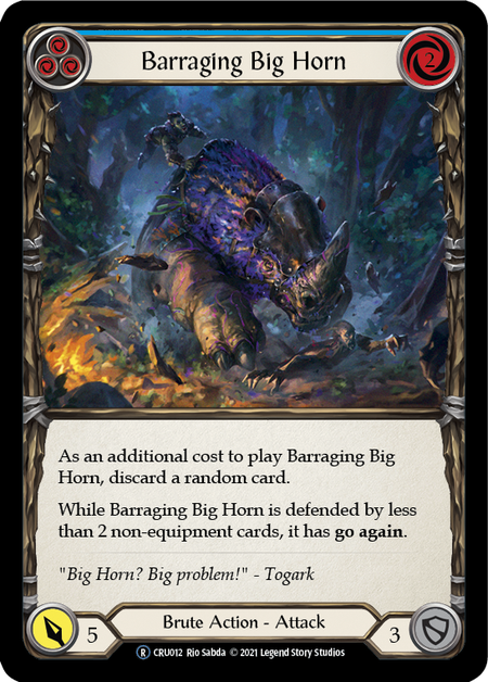 Barraging Big Horn (Blue) | Rare - Unlimited