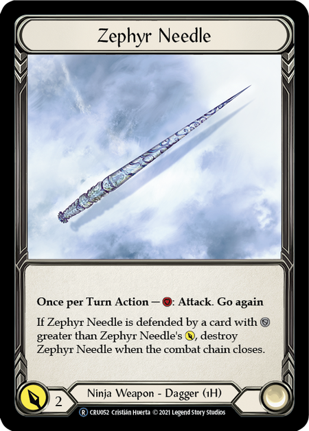 Zephyr Needle Left | Rare [Rainbow Foil] - Unlimited