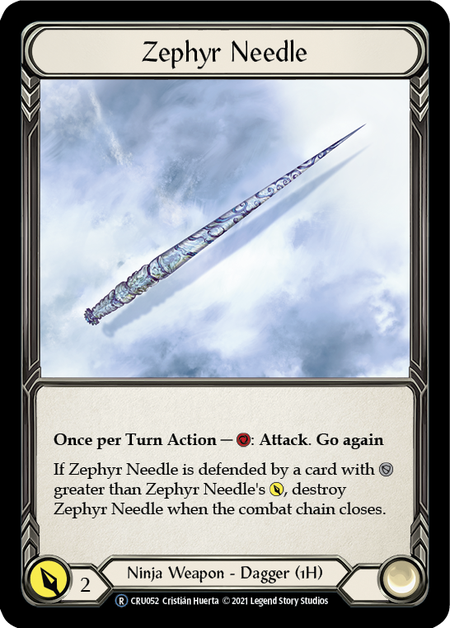 Zephyr Needle Right | Rare [Rainbow Foil] - Unlimited