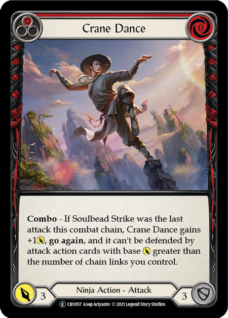 Crane Dance (Red) | Rare [Rainbow Foil] - Unlimited