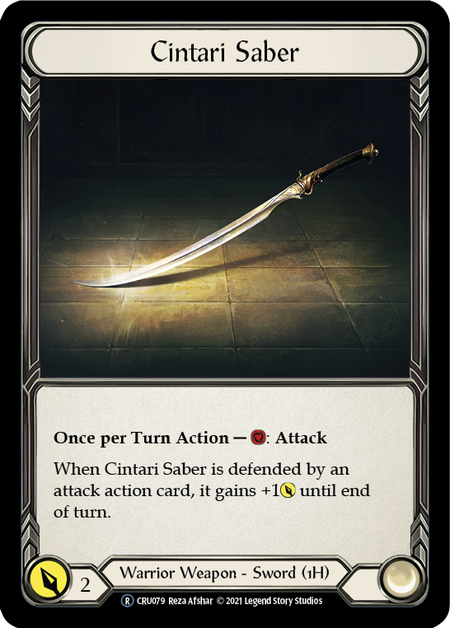 Cintari Saber Left | Rare [Rainbow Foil] - Unlimited