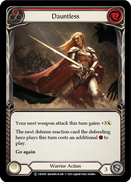 Dauntless (Red) | Rare [Rainbow Foil] - Unlimited