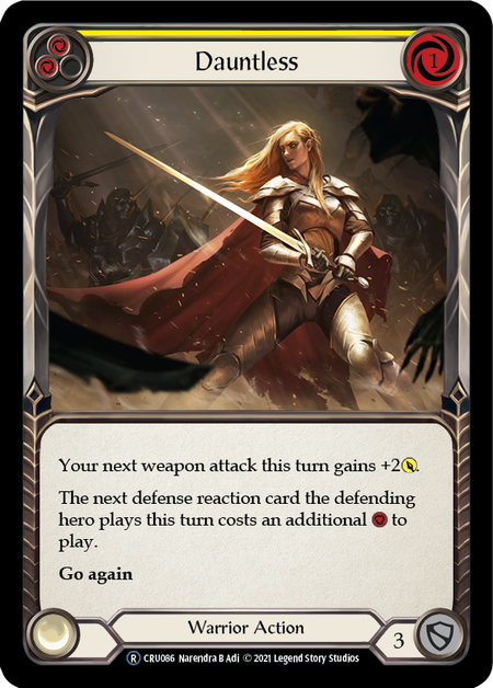 Dauntless (Yellow) | Rare [Rainbow Foil] - Unlimited