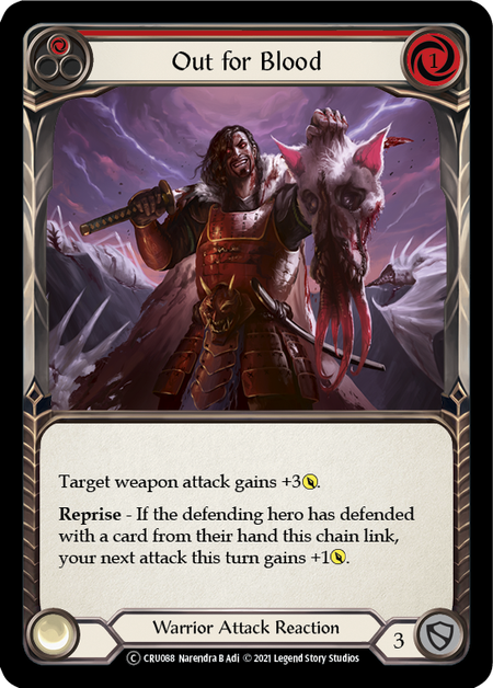 Out for Blood (Red) | Common [Rainbow Foil] - Unlimited
