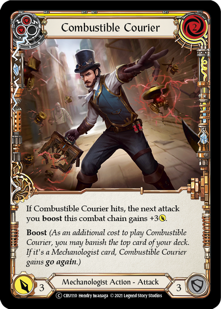 Combustible Courier (Yellow) | Common - Unlimited