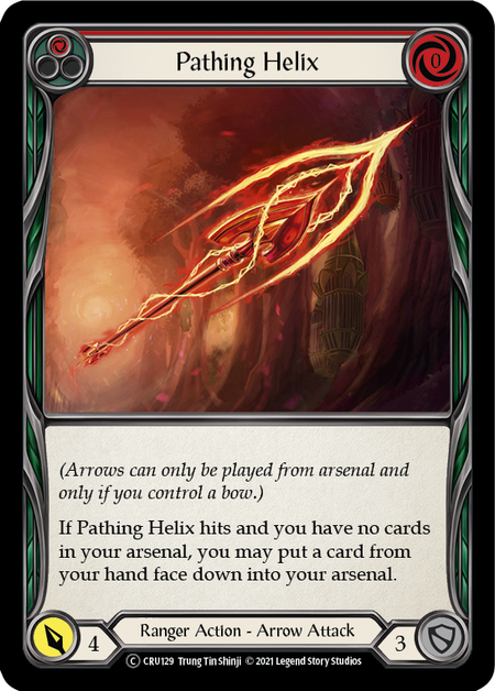 Pathing Helix (Red) | Common [Rainbow Foil] - Unlimited
