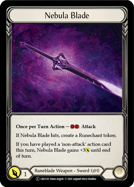 Nebula Blade | Common [Rainbow Foil] - Unlimited