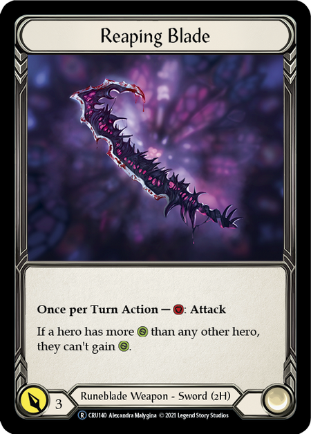 Reaping Blade | Rare [Rainbow Foil] - Unlimited