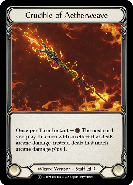 Crucible of Aetherweave | Common [Rainbow Foil] - Unlimited