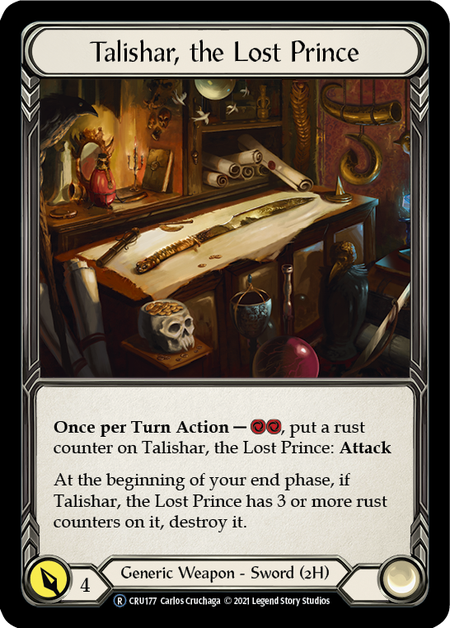 Talishar, the Lost Prince | Rare [Rainbow Foil] - Unlimited